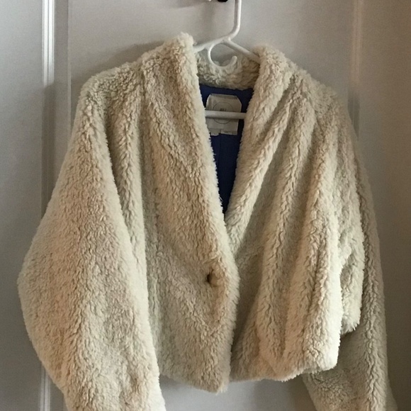 Anthropologie Hei Hei Stella Sherpa jacket size M - Picture 3 of 4